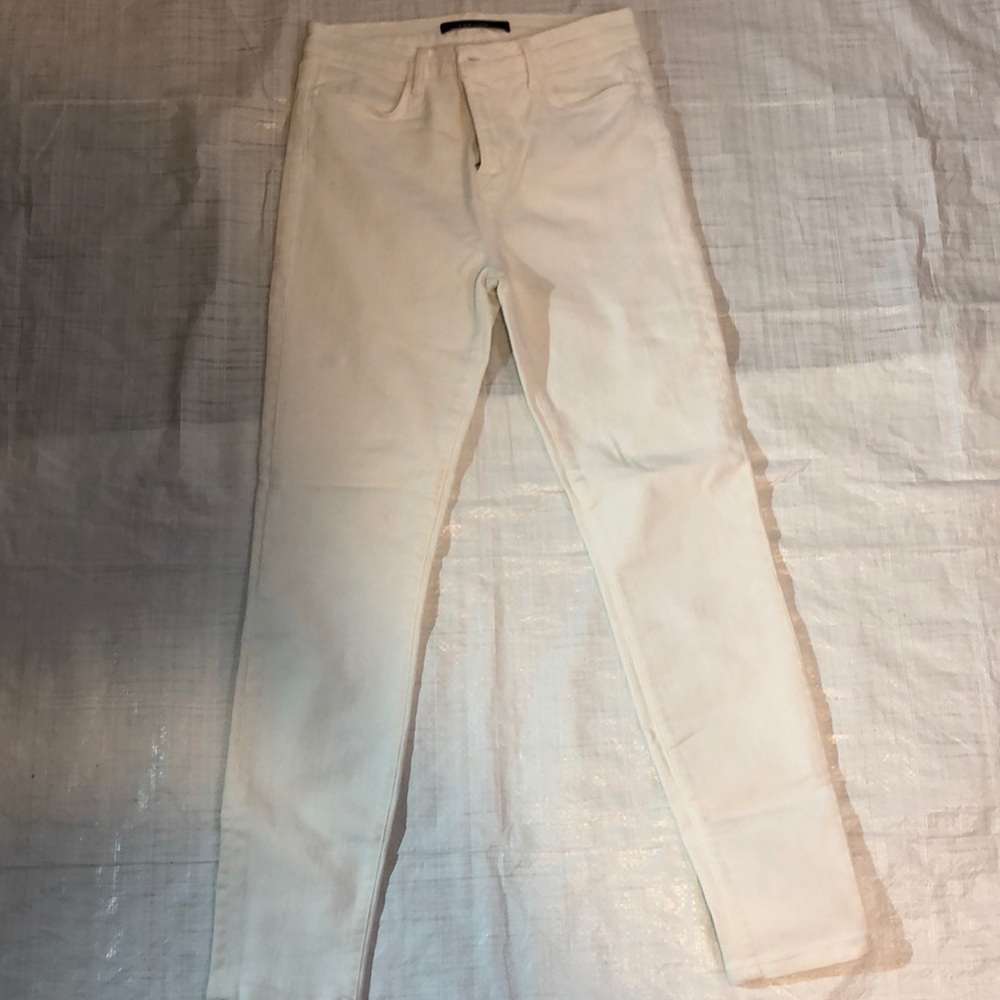 J Brand Maria High Rise Skinny in Blanc B1-41